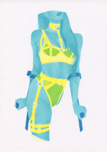 Pronto par Marie Casaÿs, Œuvre sur papier en vente sur Singulart