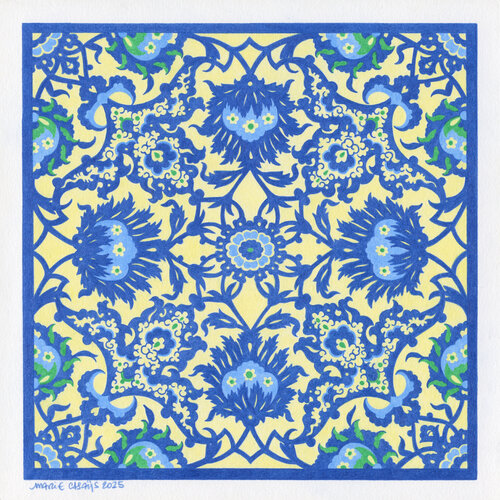 Rinceaux de Damas van Marie Casaÿs, Werk op papier te koop op Singulart