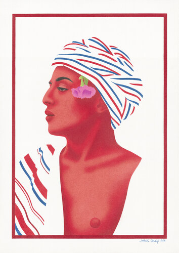 Portrait d'un jeune tunisien di Marie Casaÿs, Opera su carta in vendita su Singulart