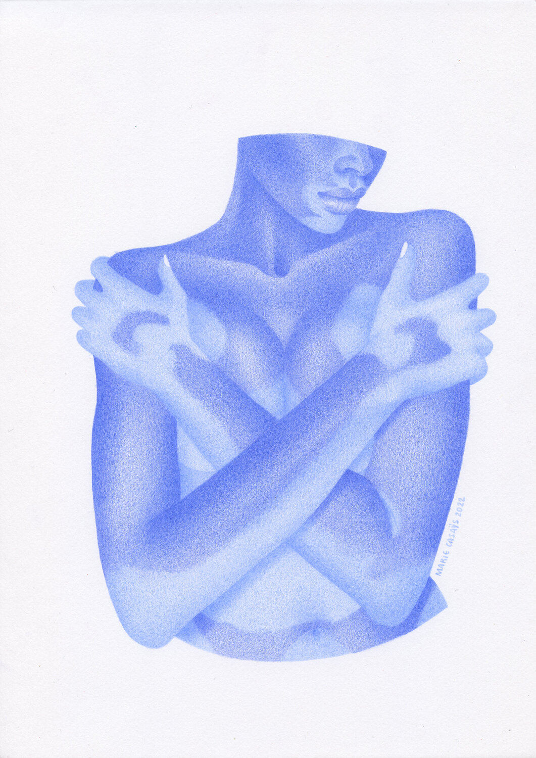 Self embrace Marie Casaÿs