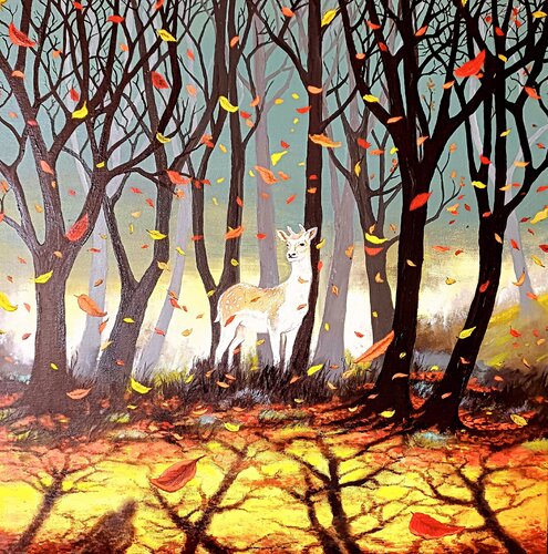 A Magical Encounter di Danielle Brits, Pittura in vendita su Singulart