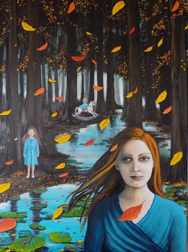 The Ever-Flowing River di Danielle Brits, Pittura in vendita su Singulart