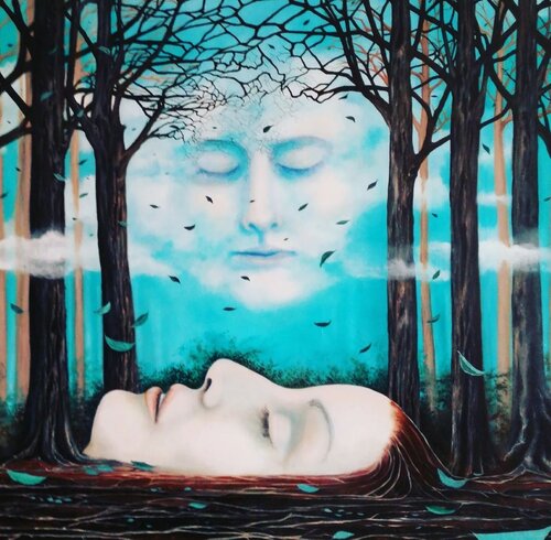 SERENITY van Danielle Brits, Schilderij te koop op Singulart