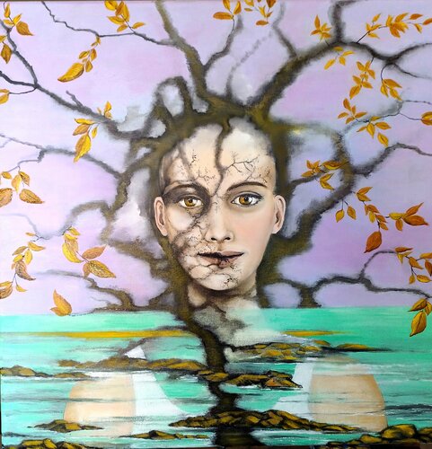 INNER REFLECTIONS di Danielle Brits, Pittura in vendita su Singulart