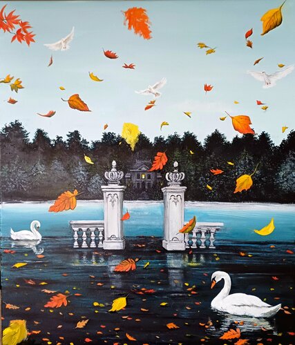 No Sound But The Wind di Danielle Brits, Pittura in vendita su Singulart