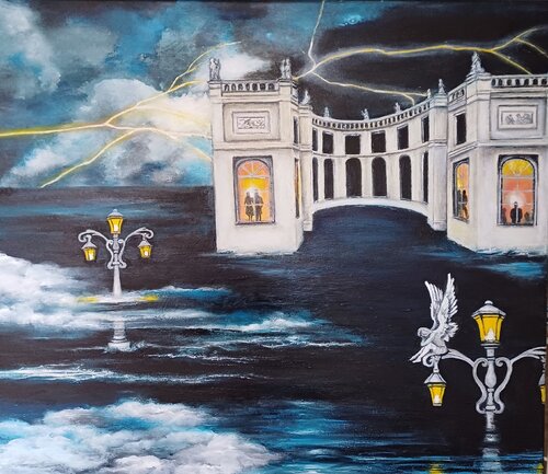 THE SORROW OF THE ANGEL van Danielle Brits, Schilderij te koop op Singulart