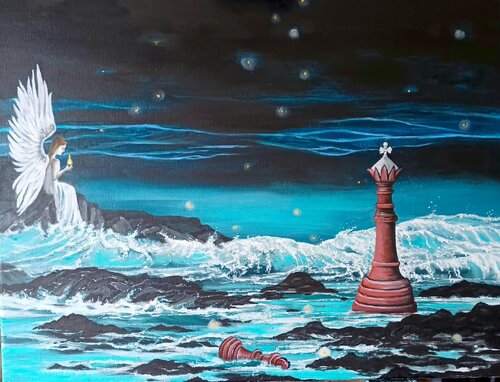 STARSEEDS COMING TO EARTH by Danielle Brits, 絵画 for Sale on Singulart