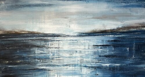 Deep Blue von Farnoosh Ashrafi, Malerei kaufen auf Singulart