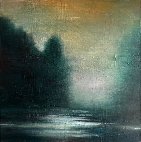 Dusk by Farnoosh Ashrafi, 油畫 for Sale on Singulart
