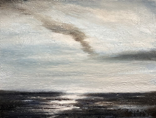 Distant Line van Farnoosh Ashrafi, Schilderij te koop op Singulart