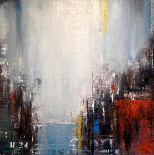 Reflections of the Northern Port von Farnoosh Ashrafi, Malerei kaufen auf Singulart