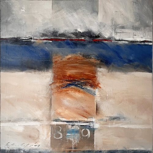 Harbor Mark I by Farnoosh Ashrafi, Painting for Sale on Singulart