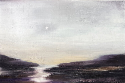 Between Light and Silence von Farnoosh Ashrafi, Malerei kaufen auf Singulart