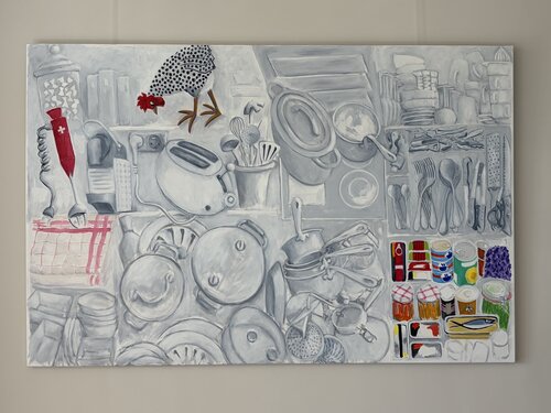 cuisine by Bernard Delage, Painting for Sale on Singulart