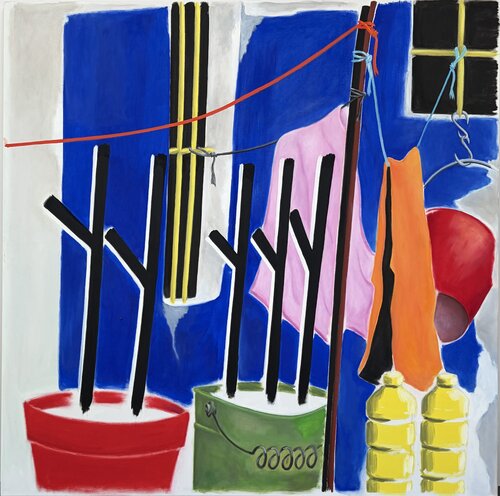 Terrasse #3 by Bernard Delage, Painting for Sale on Singulart