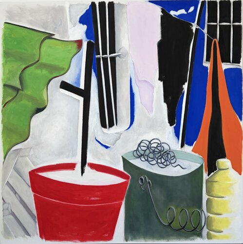 Terrasse #4 by Bernard Delage, Painting for Sale on Singulart