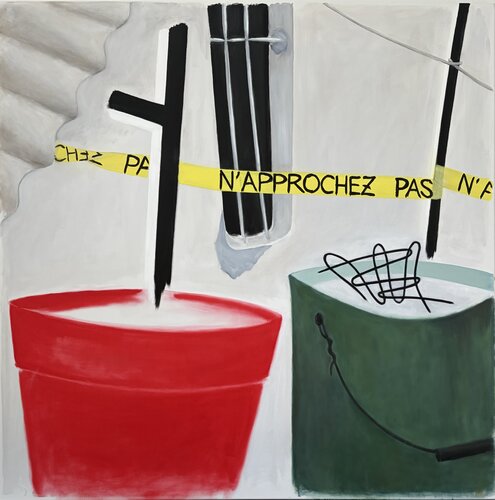 Terrasse #5 by Bernard Delage, Painting for Sale on Singulart