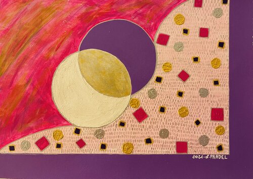 ECLIPSE ENCHANTEE Série papier 2021 N° 2/10 by Nathalie PRADEL, Work on Paper for Sale on Singulart