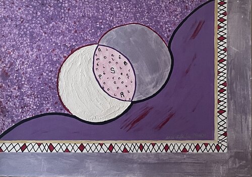 ECLIPSE ENCHANTEE Série papier 2021 N° 8/10 van Nathalie PRADEL, Werk op papier te koop op Singulart