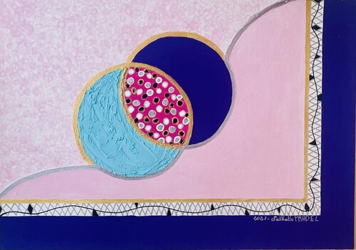 ECLIPSE ENCHANTEE Série papier 2021 N° 7/10 by Nathalie PRADEL, Work on Paper for Sale on Singulart