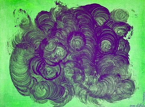 Arborescent Thinking  10/14 paper di Nathalie PRADEL, Pittura in vendita su Singulart