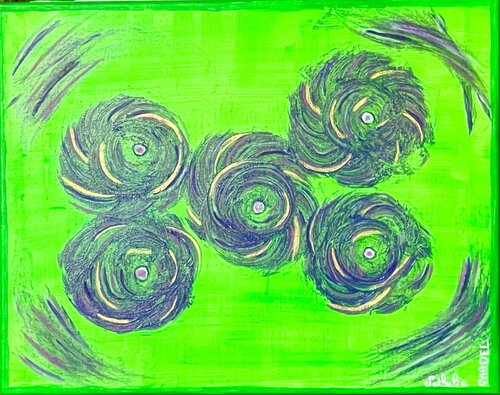 PENSEE ARBORESCENTE 7 by Nathalie PRADEL, Painting for Sale on Singulart