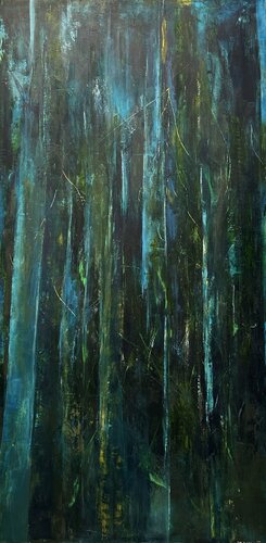 Forest Nocturne van Kathy McKnight, Schilderij te koop op Singulart