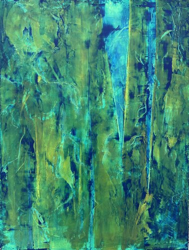 Ombré Vert von Kathy McKnight, Malerei kaufen auf Singulart