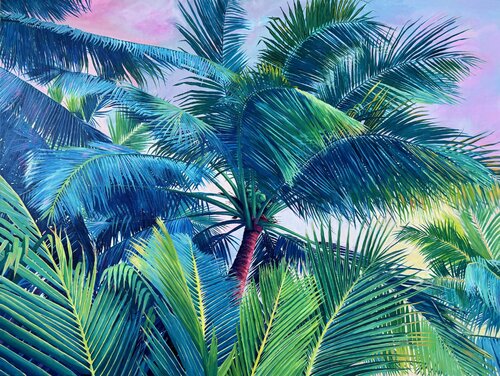 Morning Stroll Through Sentosa van Margarita Buttenmueller, Schilderij te koop op Singulart