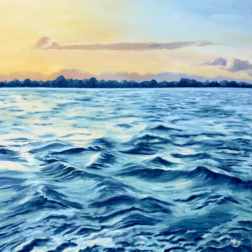 Sentosa Sunrise #3 van Margarita Buttenmueller, Schilderij te koop op Singulart