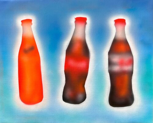 Still Life with Fizzy Drinks van Timothy Gatenby, Schilderij te koop op Singulart