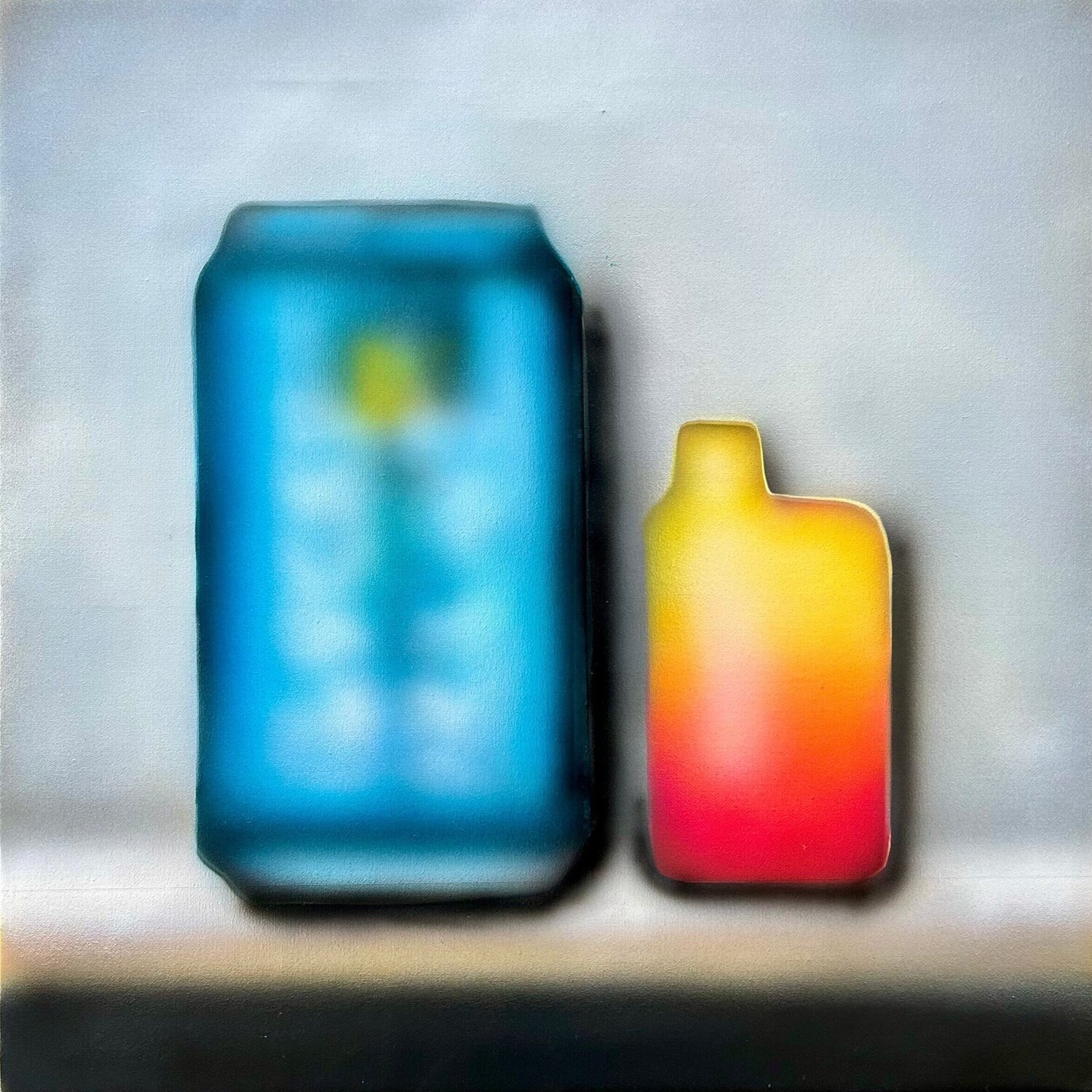 Still Life with Healthy Objects Timothy Gatenby Dipinto originale in vendita