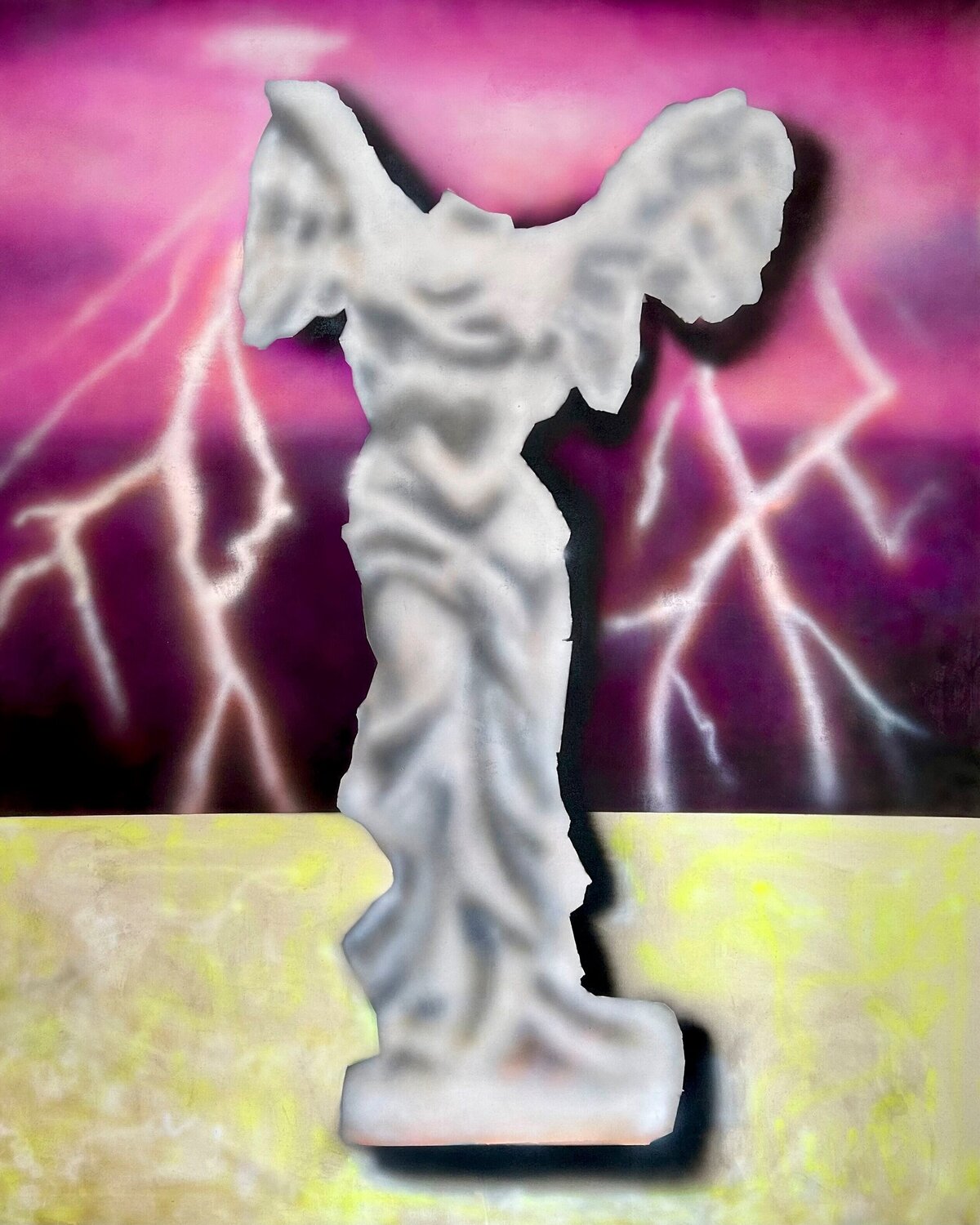 Victory of Nike Timothy Gatenby Originalgemälde zu verkaufen