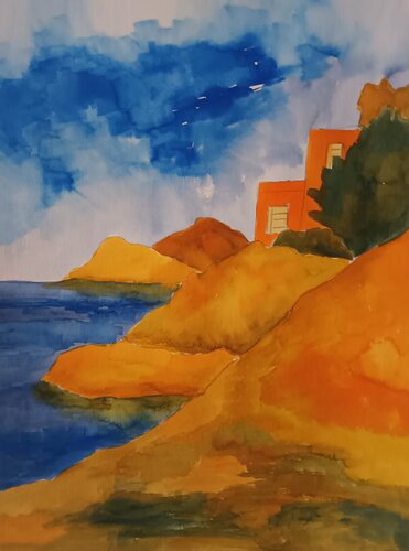 LA MER TOUJOURS von Dominique nizard, Werk auf Papier kaufen auf Singulart
