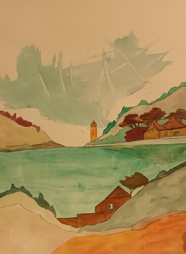 PARTIR van Dominique nizard, Werk op papier te koop op Singulart