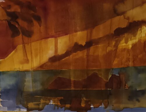 AMBIANCE DOREE von Dominique nizard, Malerei kaufen auf Singulart