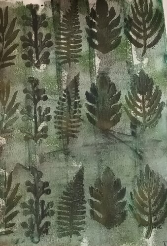 FEUILLAGES 3 van Dominique nizard, Schilderij te koop op Singulart