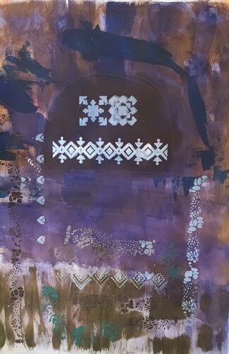 MAUVE de Dominique nizard, Pintura a la venta en Singulart
