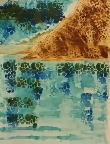 LA MER 2 von Dominique nizard, Werk auf Papier kaufen auf Singulart