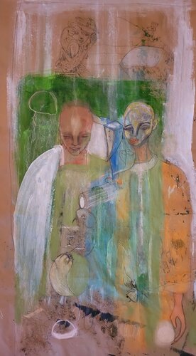Watchers (I) by Elisa Rossi, Painting for Sale on Singulart