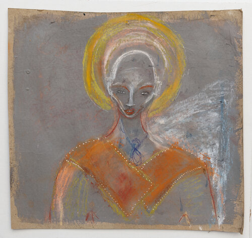 'Watcher, into Gregorian Chants' van Elisa Rossi, Schilderij te koop op Singulart