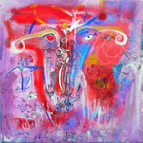 R.A.M. (Random Access Memory to a Womb) von Elisa Rossi, Malerei kaufen auf Singulart
