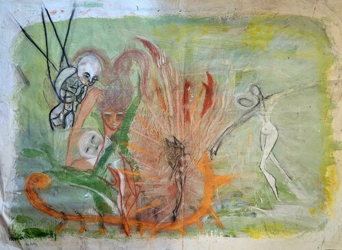 Varco dell'Arancione van Elisa Rossi, Schilderij te koop op Singulart