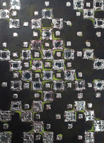 CHROMESIGN07- Silver-Chess by Andrea Sasso, Painting for Sale on Singulart