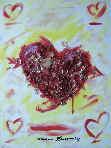 CHROMESIGN07- ACE of Hearts von Andrea Sasso, Malerei kaufen auf Singulart