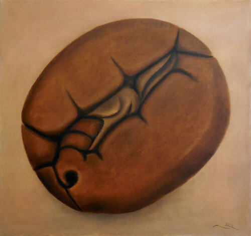 Cracks of Time - C21 de Pavel Hambardzumyan, Pintura a la venta en Singulart