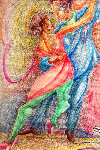 'Momento di Tango' von Gladys Sica, Zeichnungen kaufen auf Singulart
