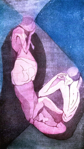 'Morte nel ventre - Arcano XIII' 9/10 acquaforte-acquatinta . by Gladys Sica, 종이 for Sale on Singulart