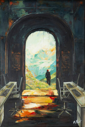 A Call to Live van Francisco De Asis Santacreu, Schilderij te koop op Singulart