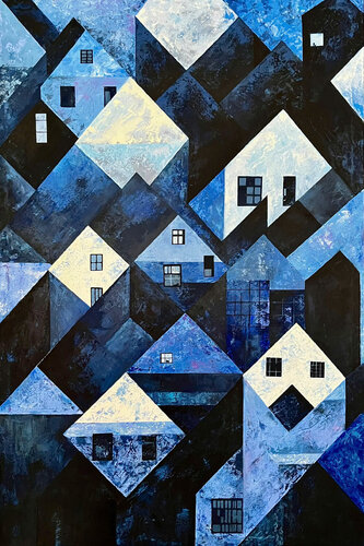 Dwelling van Francisco De Asis Santacreu, Schilderij te koop op Singulart